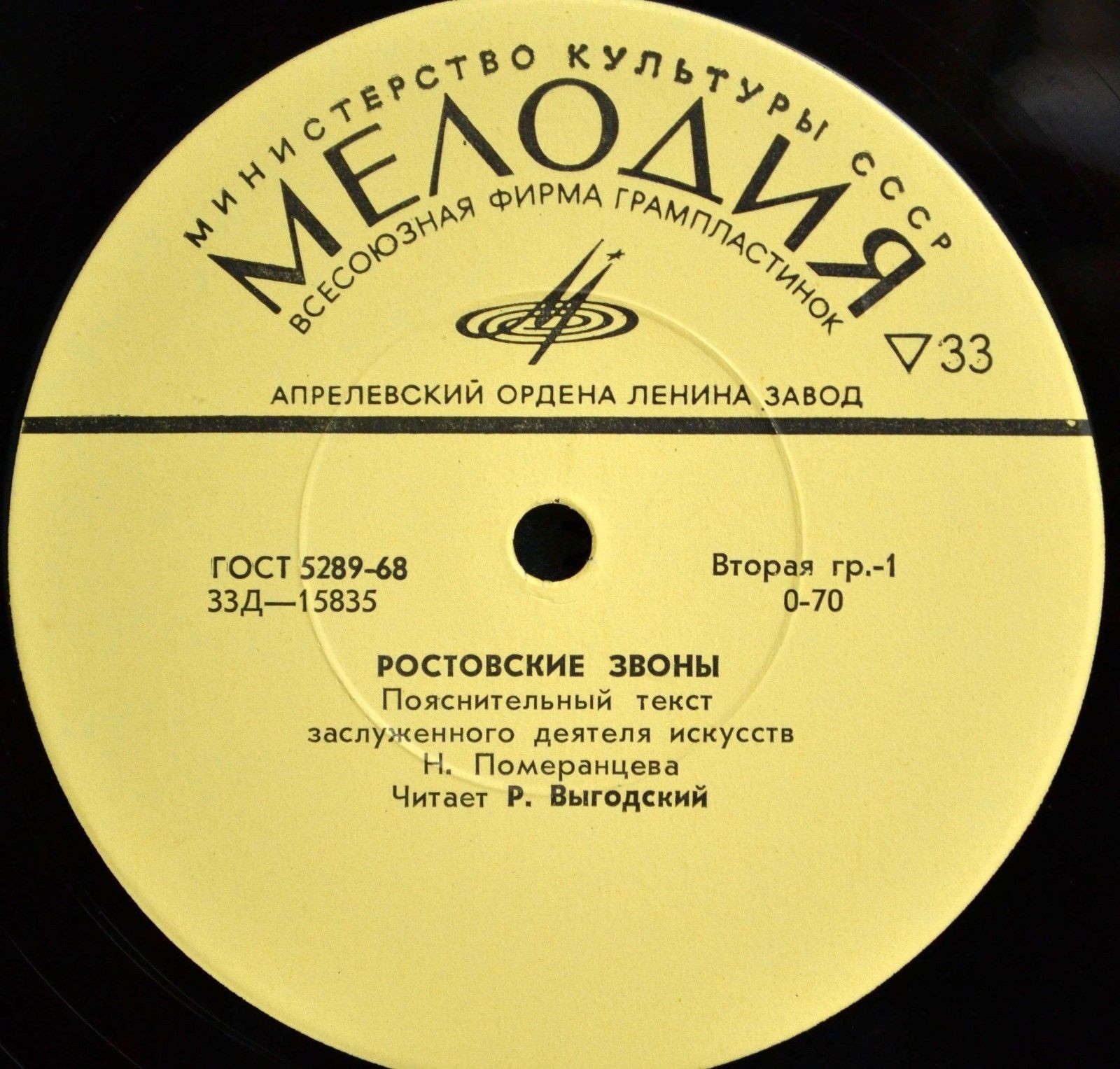 РОСТОВСКИЕ ЗВОНЫ (пояснительный текст Н. Померанцева)