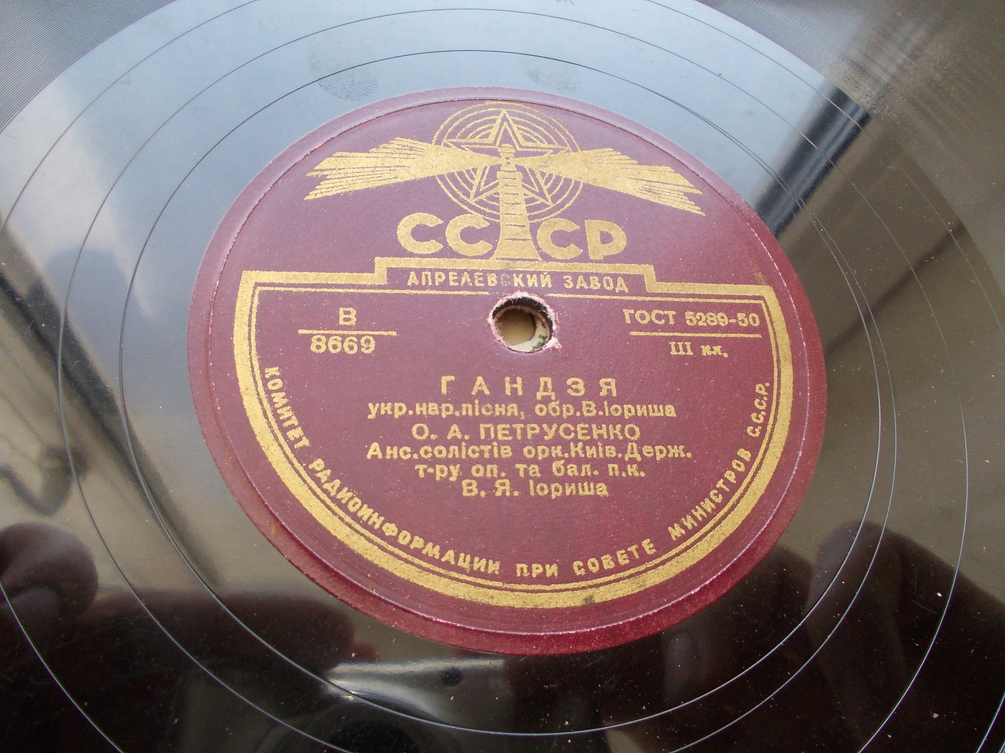 ТАМ ДЕ ЯТРИНЬ КРУТО ВЬЕТЬСЯ / ГАНДЗЯ