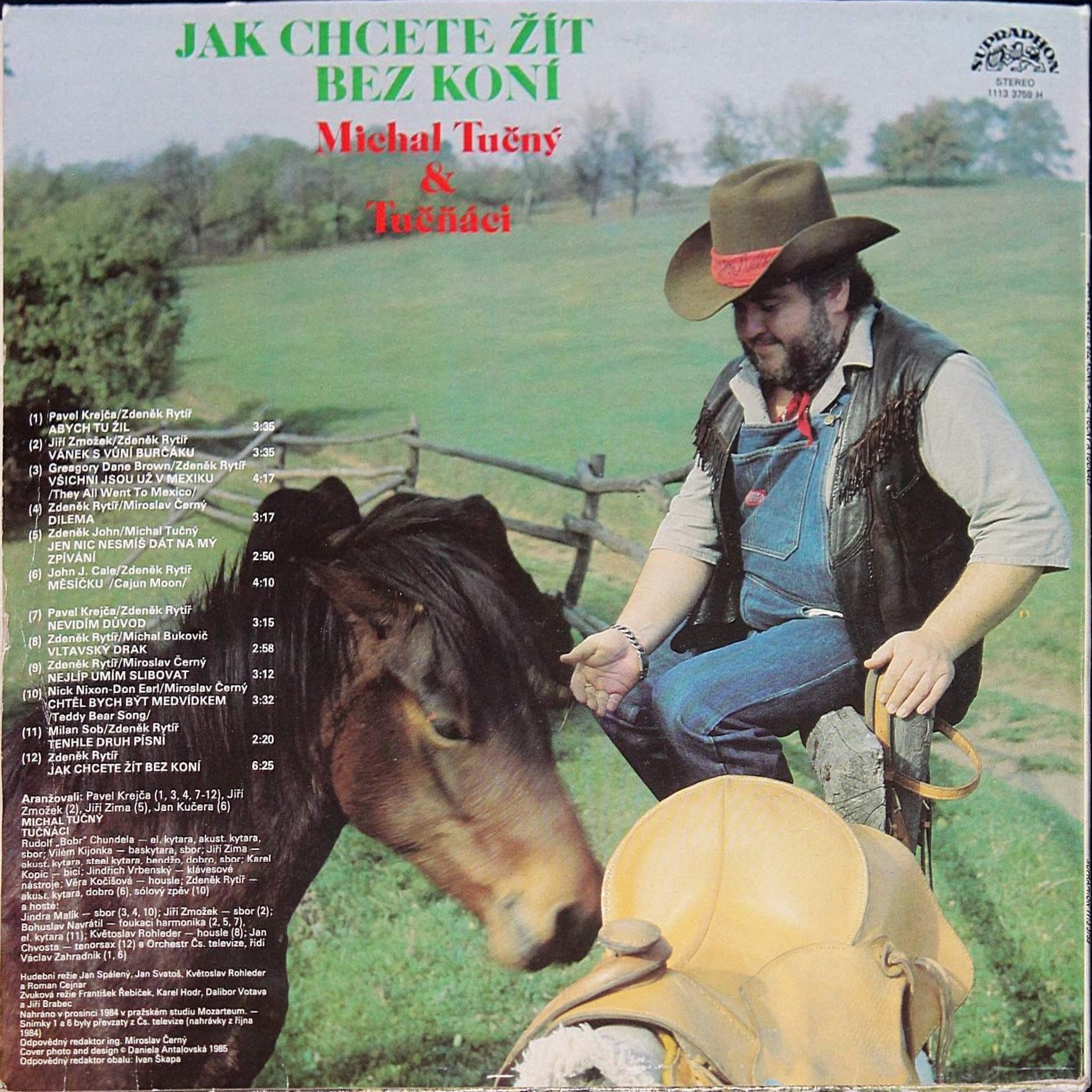 Michal Tučný & Tučňáci ‎– Jak Chcete Žít Bez Koní [по заказу чешской фирмы SUPRAPHON 1113 3759]