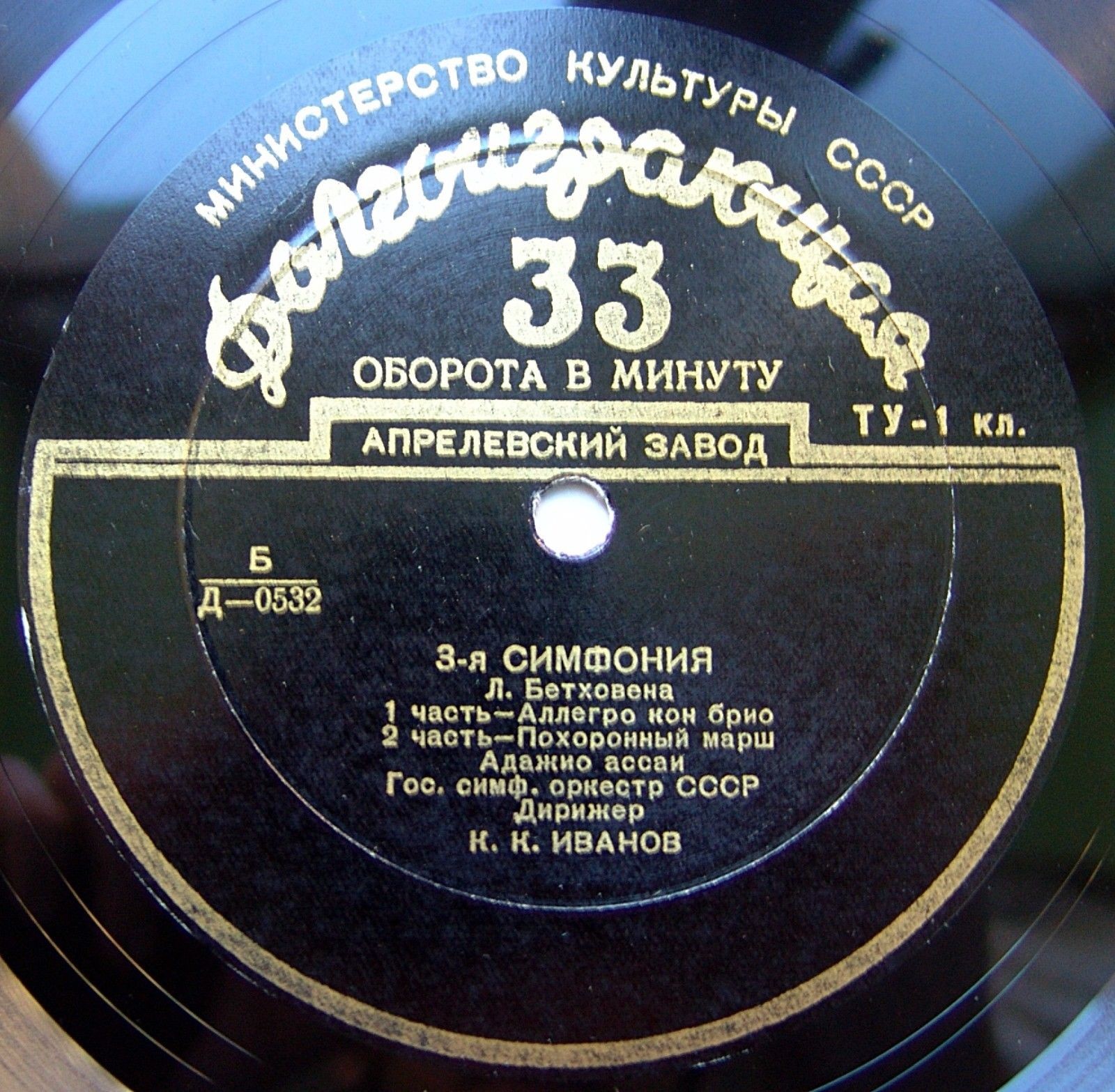 Л. БЕТХОВЕН (1770-1827) Симфония № 3 ми бемоль мажор, соч. 55 (К. Иванов)