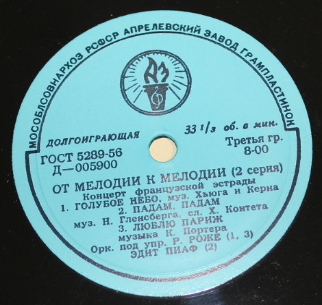 ОТ МЕЛОДИИ К МЕЛОДИИ (2 серия): Концерт французской эстрады