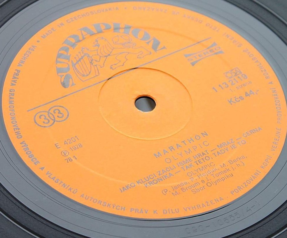 OLYMPIC - Marathon [по заказу чешской фирмы SUPRAPHON, 1 13 2119]
