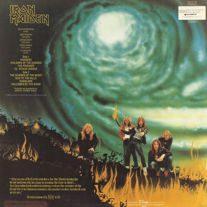 IRON MAIDEN «The Number Of The Beast» (запись 1982г.)