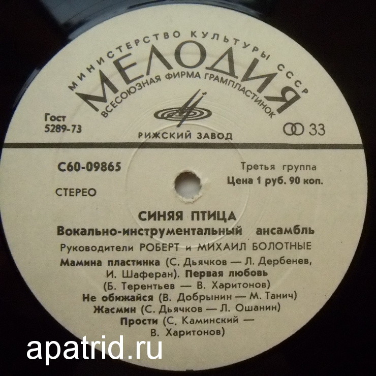 ВИА "Синяя птица"