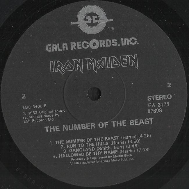 IRON MAIDEN «The Number Of The Beast» (запись 1982г.)