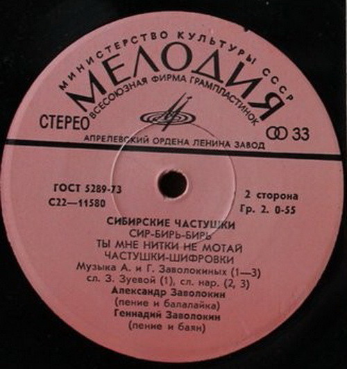 ЗАВОЛОКИНЫ Александр (пение и балалайка) и Геннадий (пение и баян)