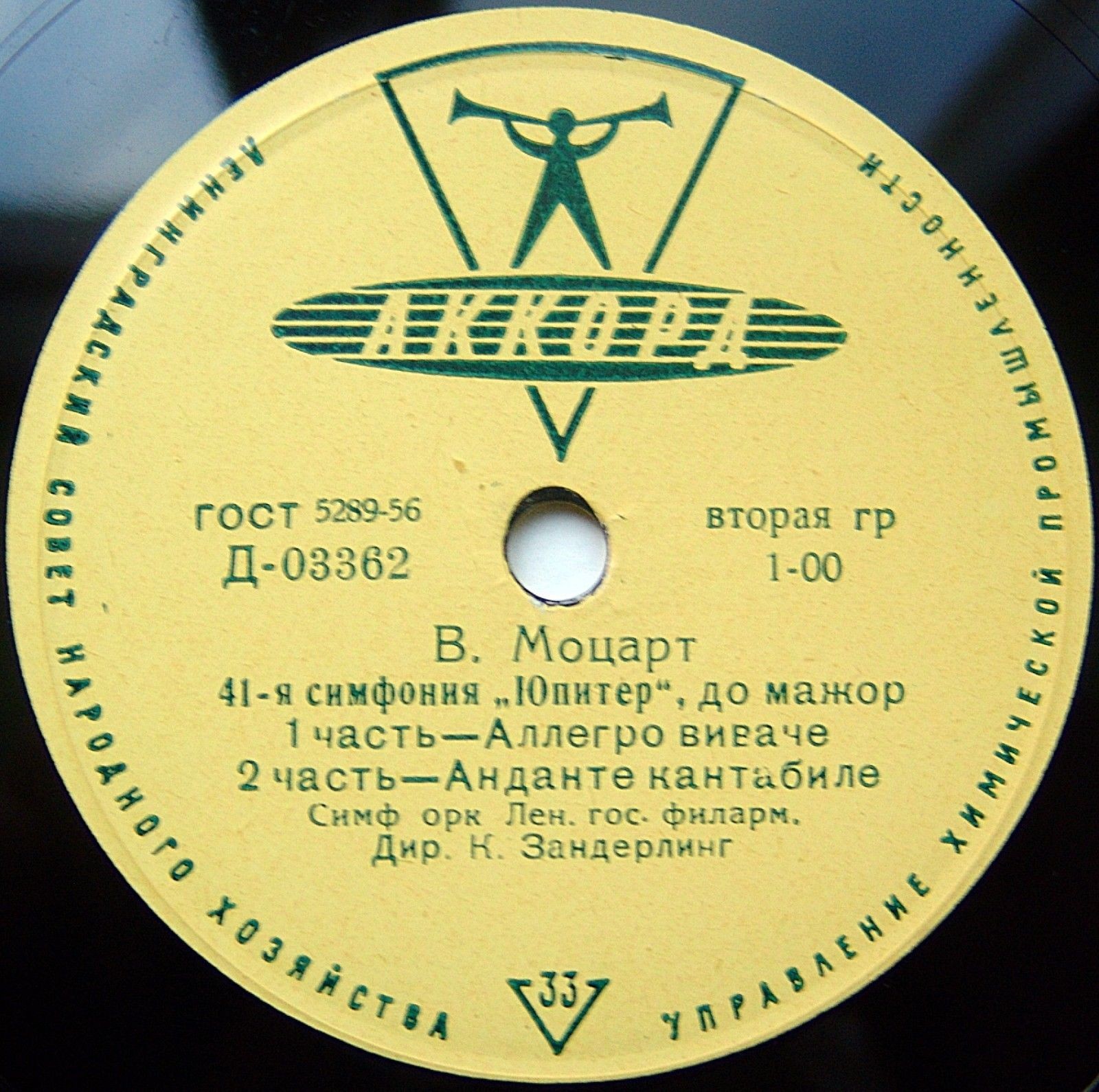 В. Моцарт: Симфония № 41 "Юпитер" (К. Зандерлинг)