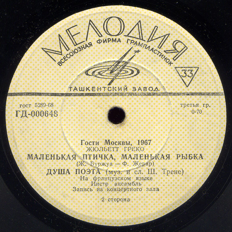 Гости Москвы, 1967
