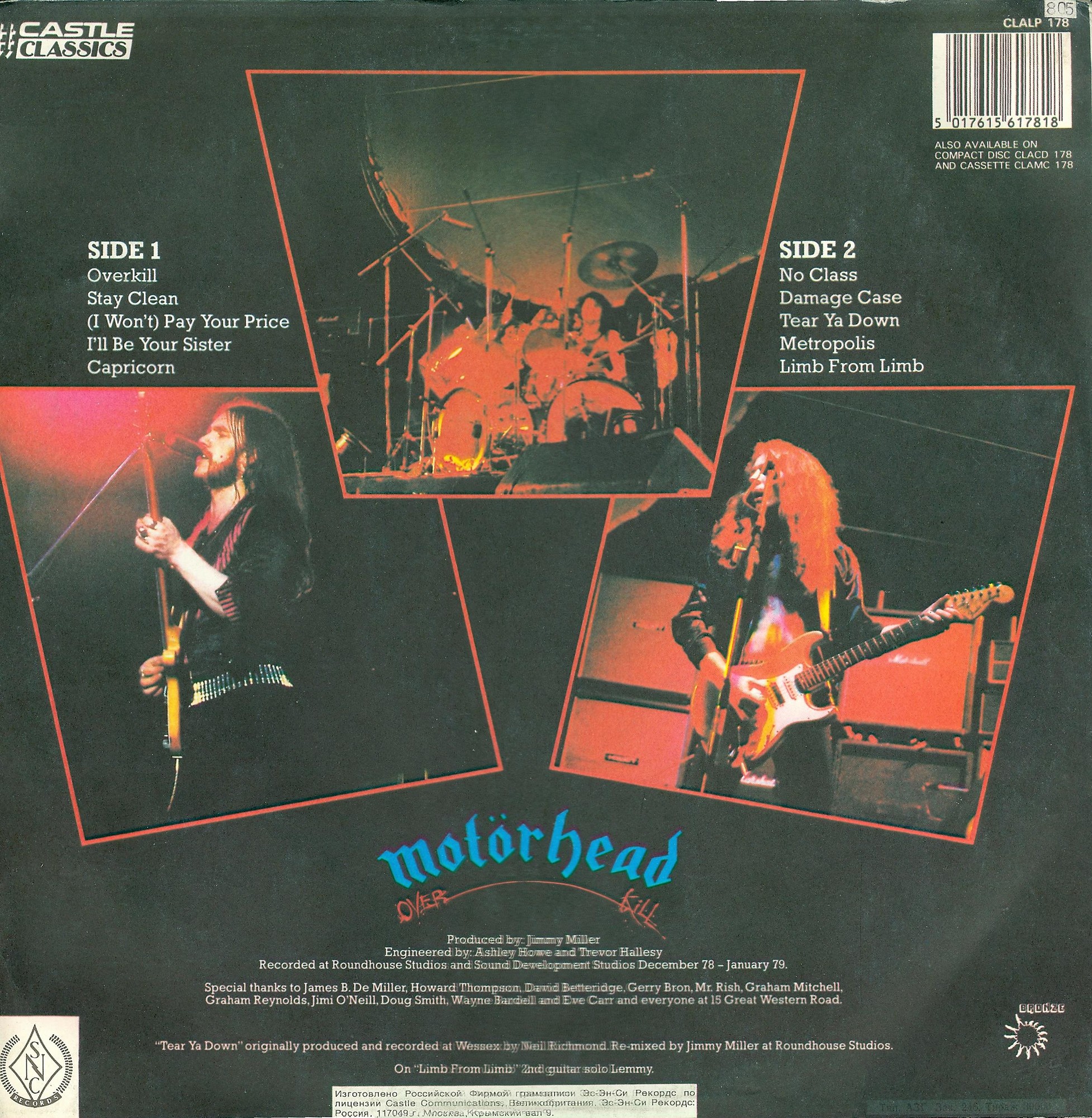 Motorhead. "Overkill"