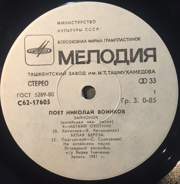 ВОИНКОВ Николай.