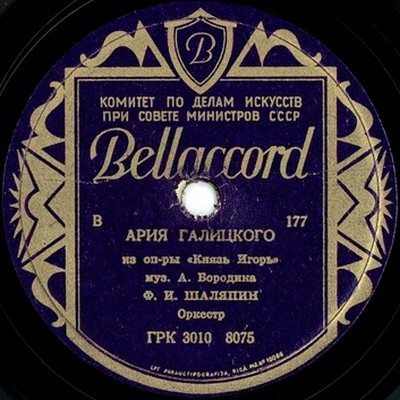 Ф. И. Шаляпин - Песня Варлаама / Ария Галицкого