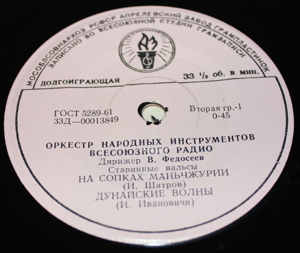 ОРКЕСТР НАРОДНЫХ ИНСТРУМЕН­ТОВ ВСЕСОЮЗНОГО РАДИО - Старинные вальсы
