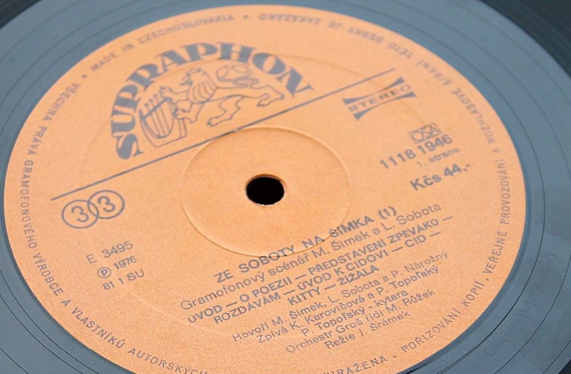 Ze Soboty na Simka [по заказу чешской фирмы SUPRAPHON 1118 1946]