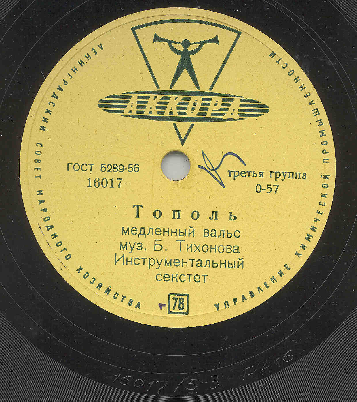 Инстр. ансамбль - Тополь / Цветущий май
