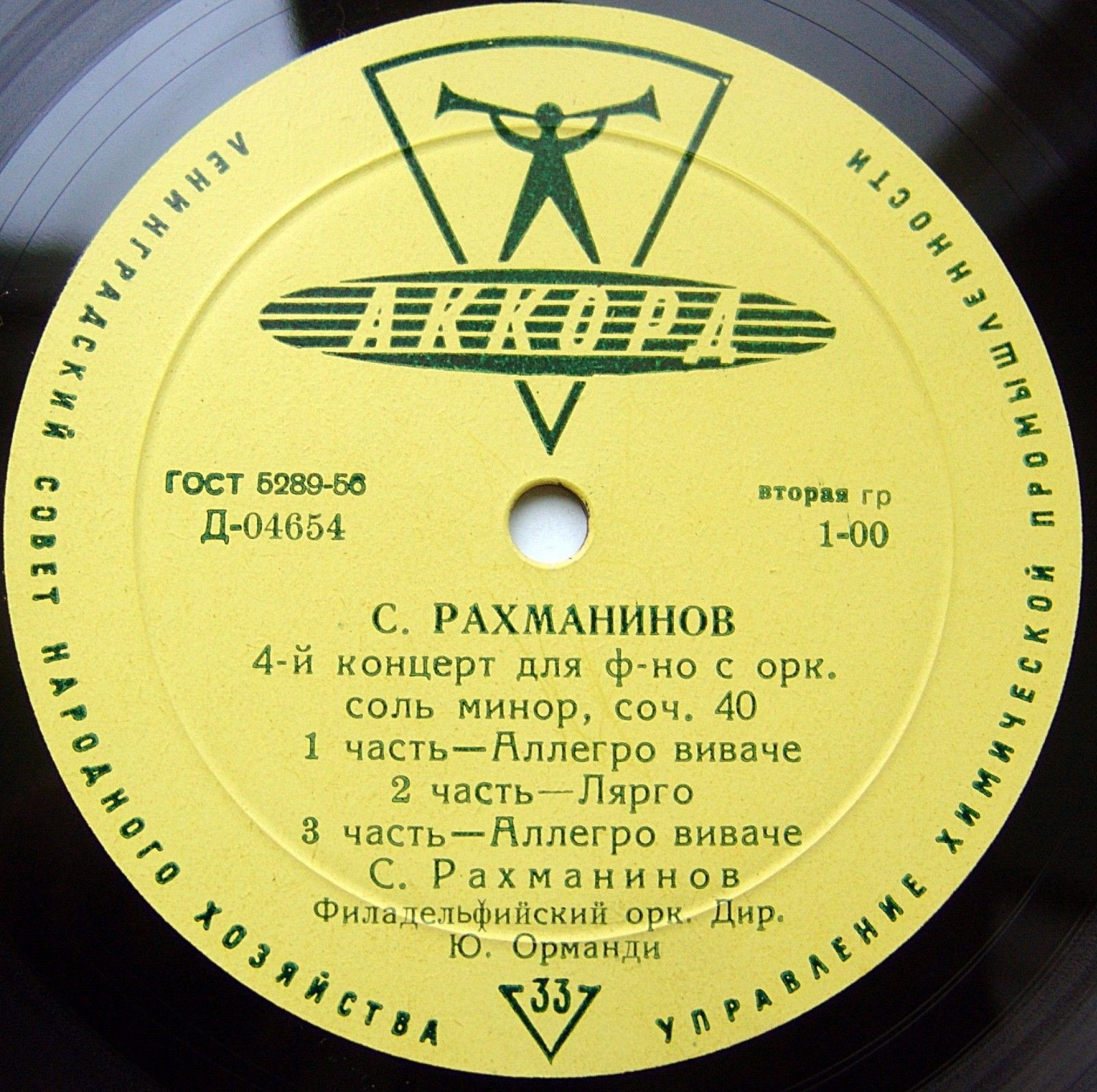 С. Рахманинов: Концерт № 4 для ф-но с оркестром / Рапсодия на тему Паганини