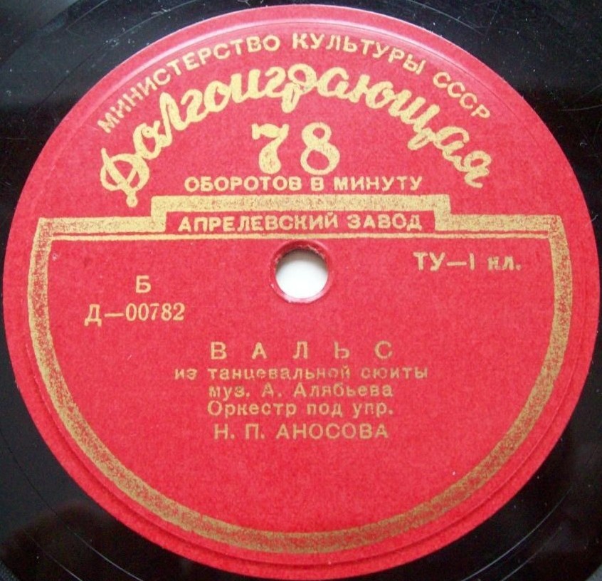 А. АЛЯБЬЕВ (1787–1851): Полонез и вальс из танцевальной сюиты (Н. Аносов)