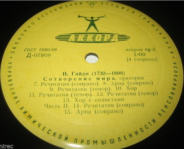 И. Гайдн: Сотворение мира, оратория (К. Краус, дирижер)