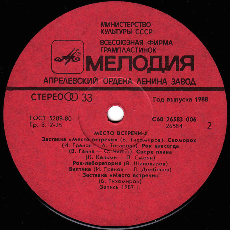 МЕСТО ВСТРЕЧИ. Выпуск 4