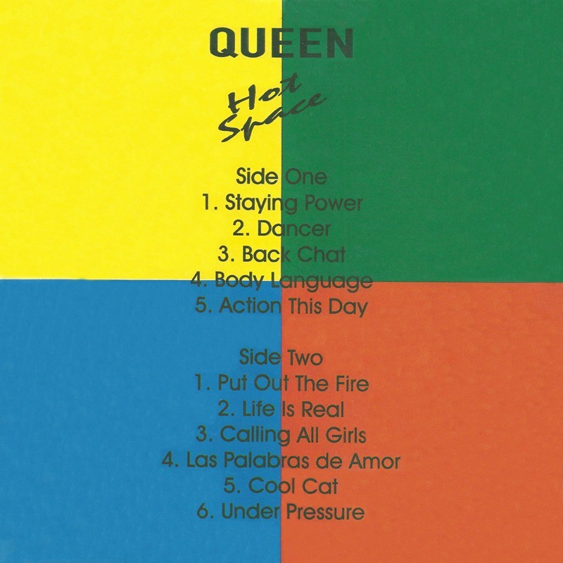 QUEEN «Hot Space»