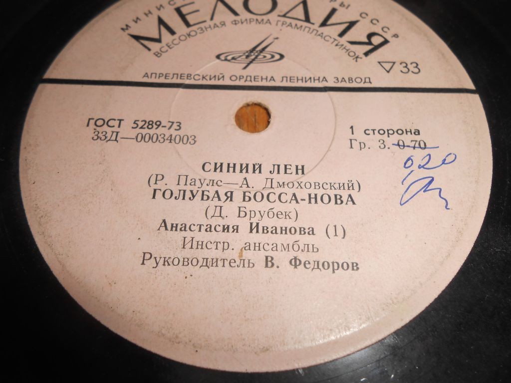 Инструментальный ансамбль п/р В. Фёдорова