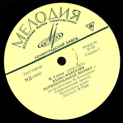 М. ГЛИНКА (1804–1857): Оркестровые произведения (А. Гаук, К. Иванов)