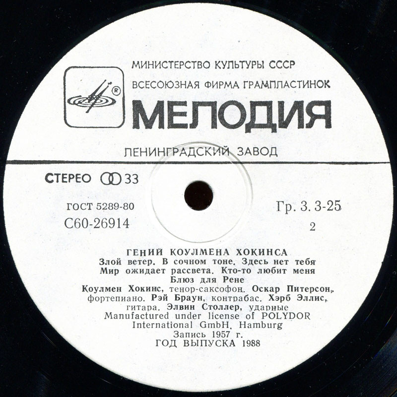 Гений Коулмена Хокинса