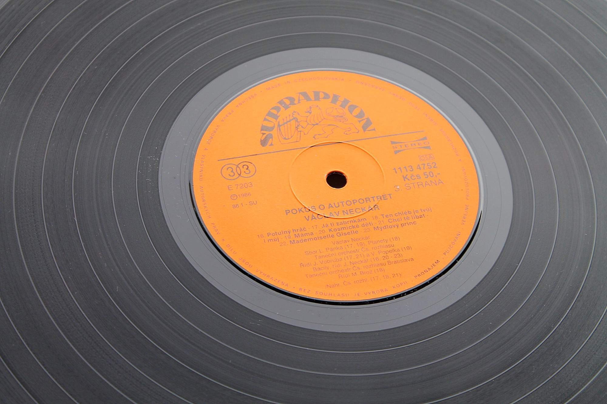 Václav Neckář ‎– Pokus O Autoportrét [по заказу чешской фирмы SUPRAPHON 1113 4751]