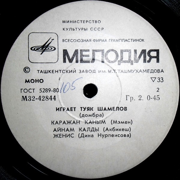 Играет Туяк Шамелов (домбра)