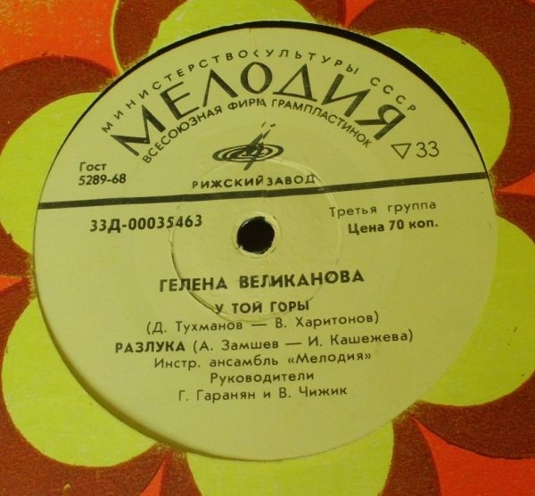 Гелена Великанова