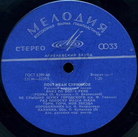 Поёт Иван Суржиков