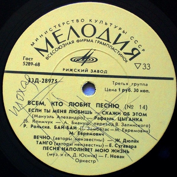 Всем, кто любит песню (№ 14)
