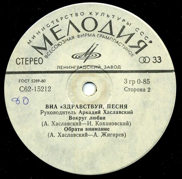 ВИА "Здравствуй, песня"