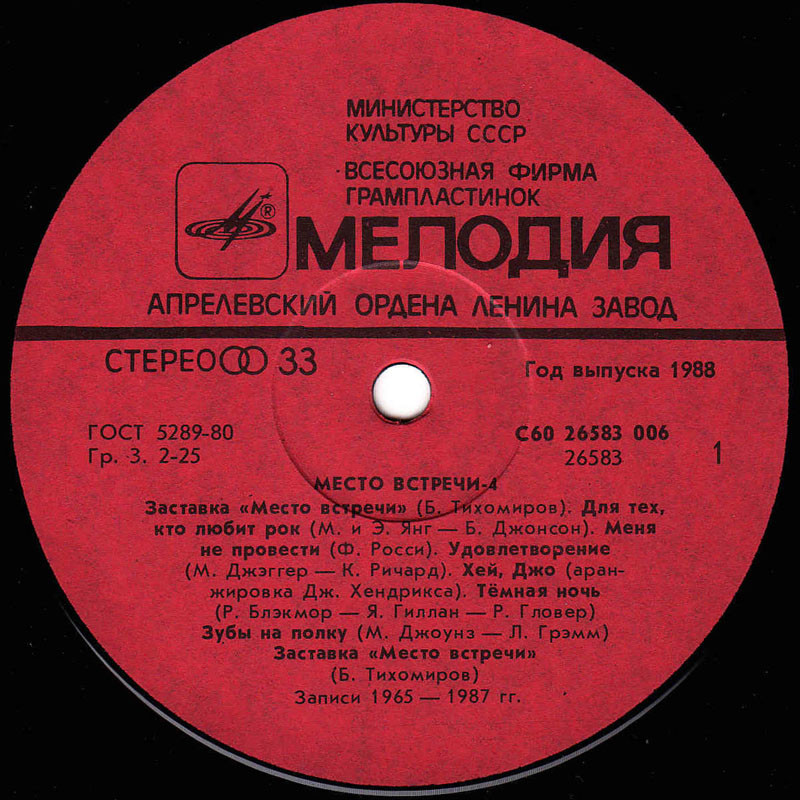 МЕСТО ВСТРЕЧИ. Выпуск 4