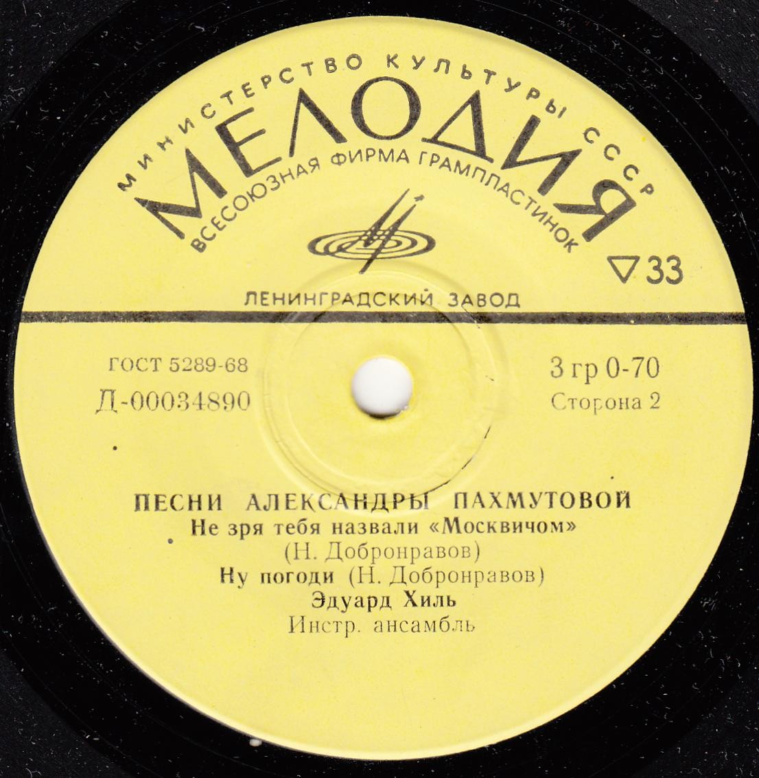 Песни Александры Пахмутовой