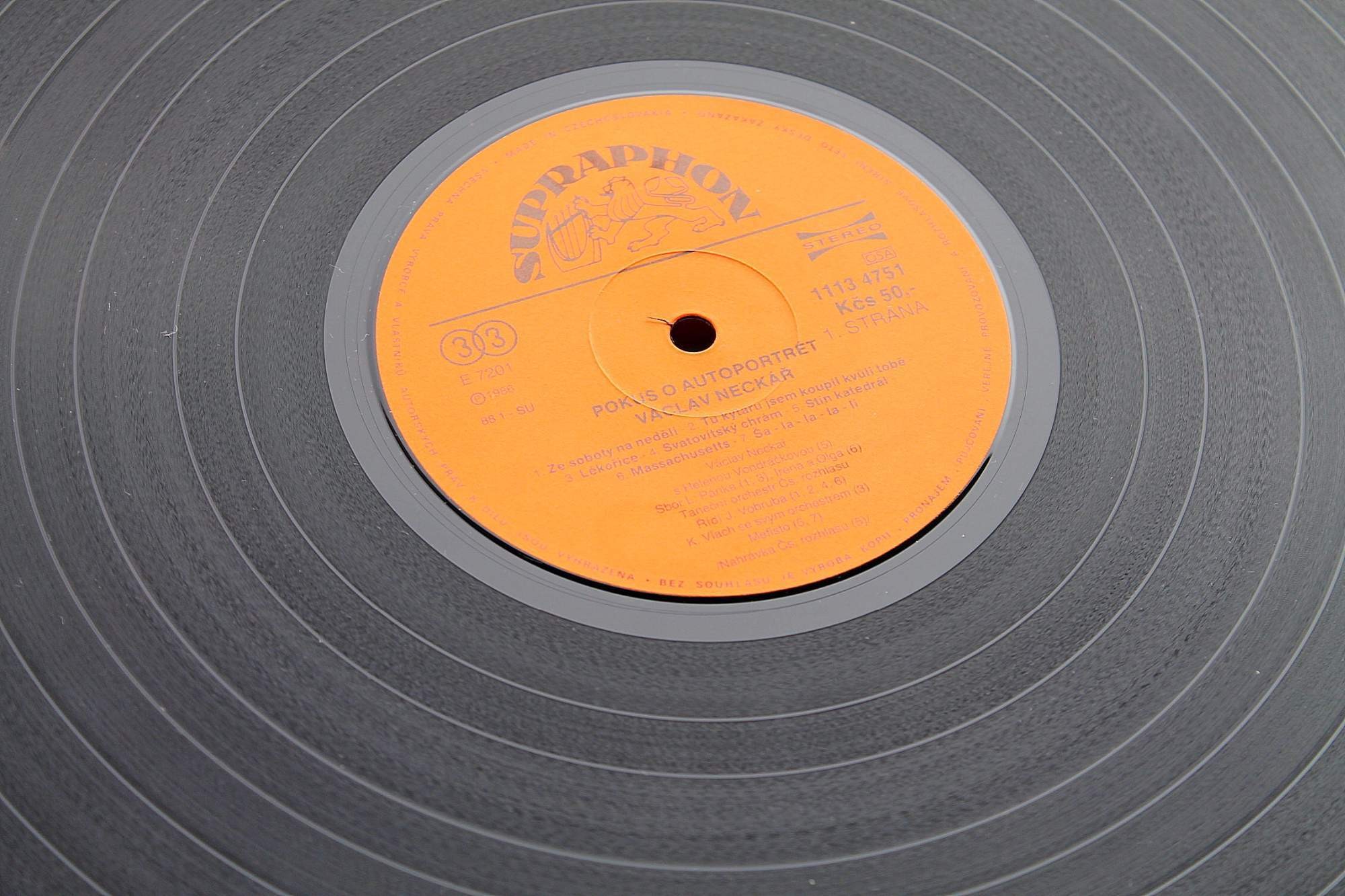 Václav Neckář ‎– Pokus O Autoportrét [по заказу чешской фирмы SUPRAPHON 1113 4751]