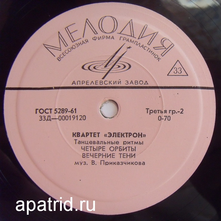 Квартет "Электрон". Танцевальные ритмы