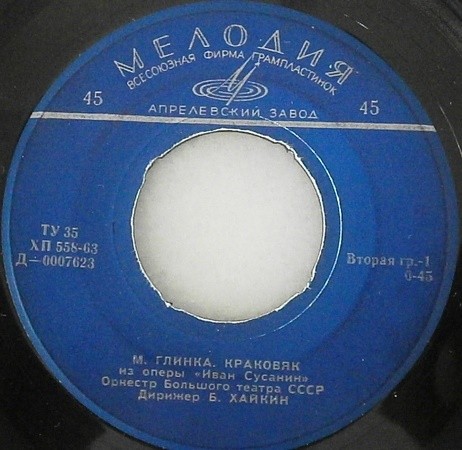 М. ГЛИНКА. Фрагменты оперы "Иван Сусанин"