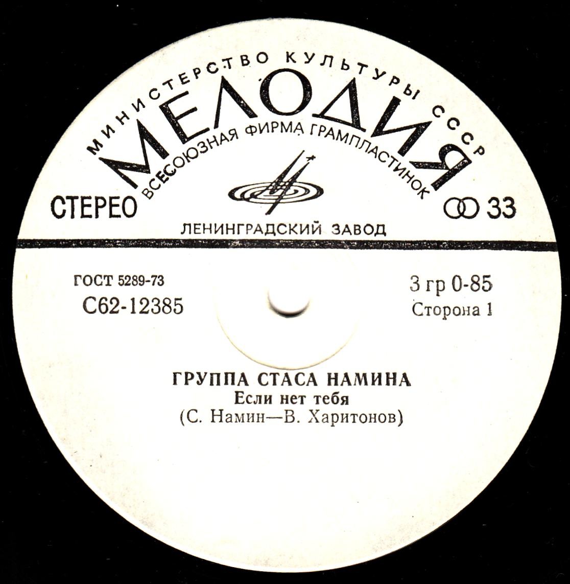 Группа Стаса Намина