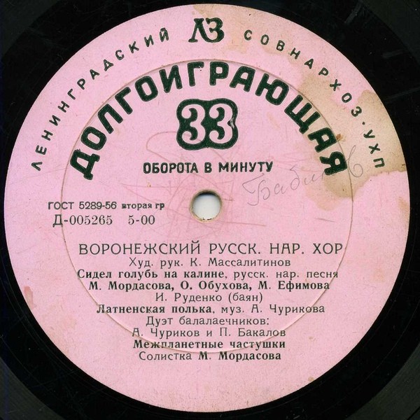 Концерт Воронежского русского народного хора