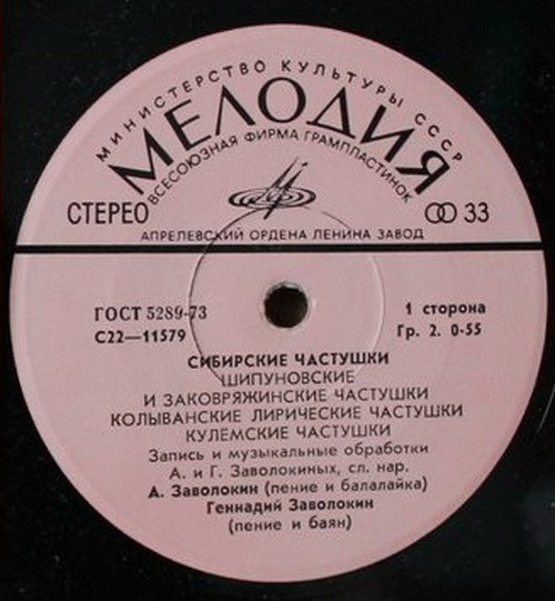 ЗАВОЛОКИНЫ Александр (пение и балалайка) и Геннадий (пение и баян)