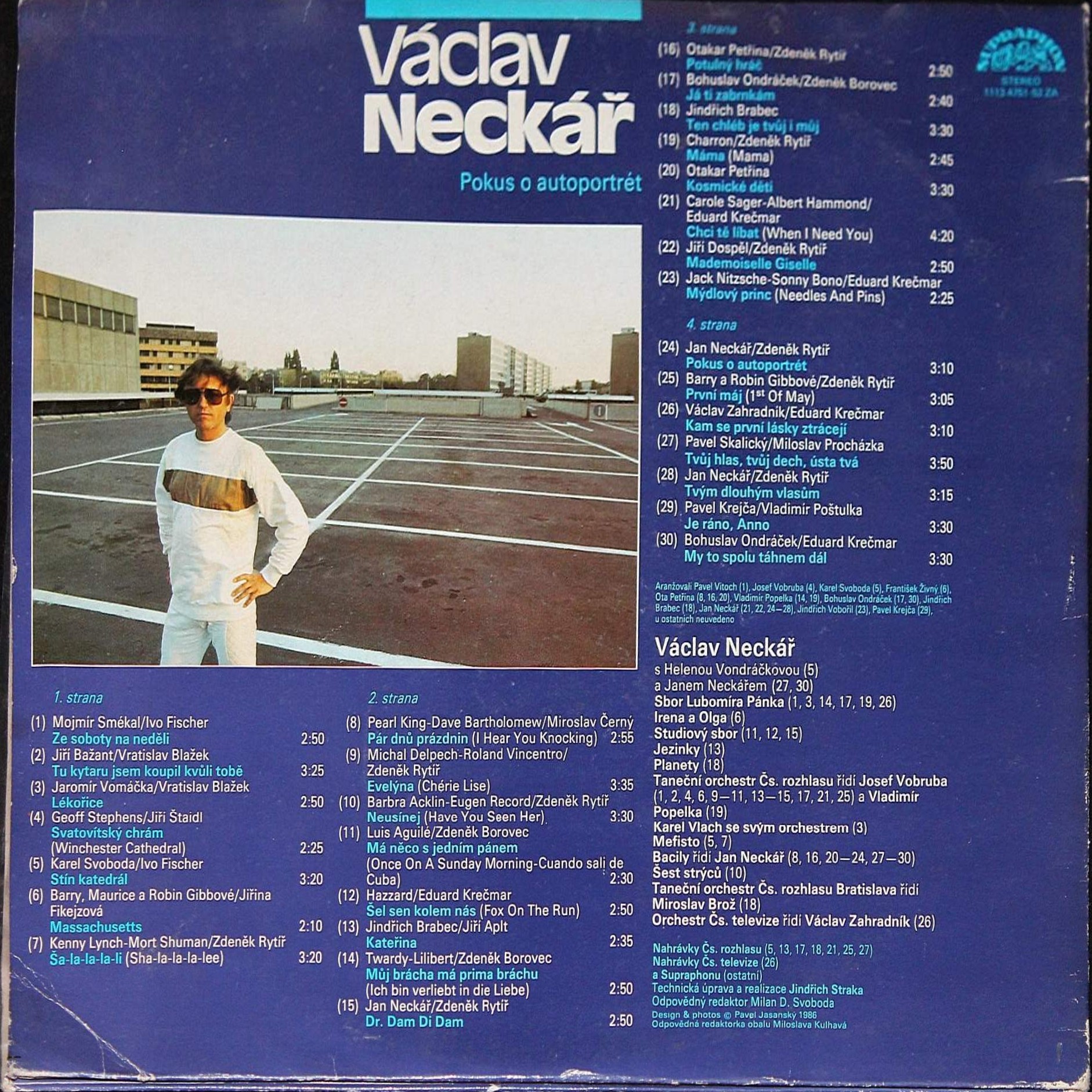 Václav Neckář ‎– Pokus O Autoportrét [по заказу чешской фирмы SUPRAPHON 1113 4751]