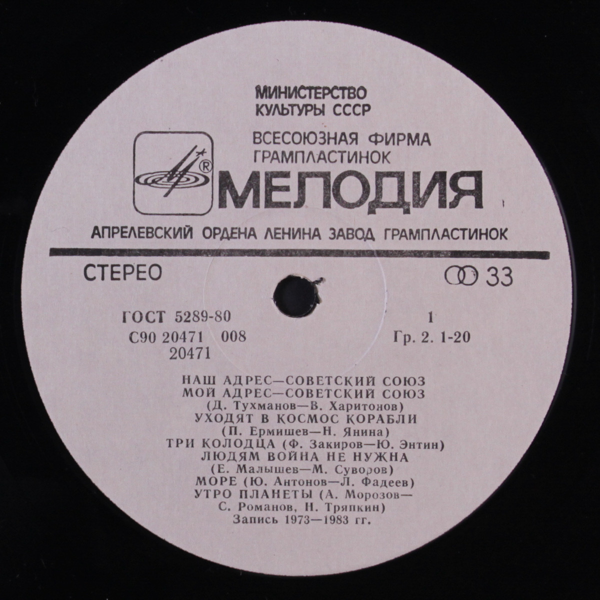 Наш адрес – Советский Союз