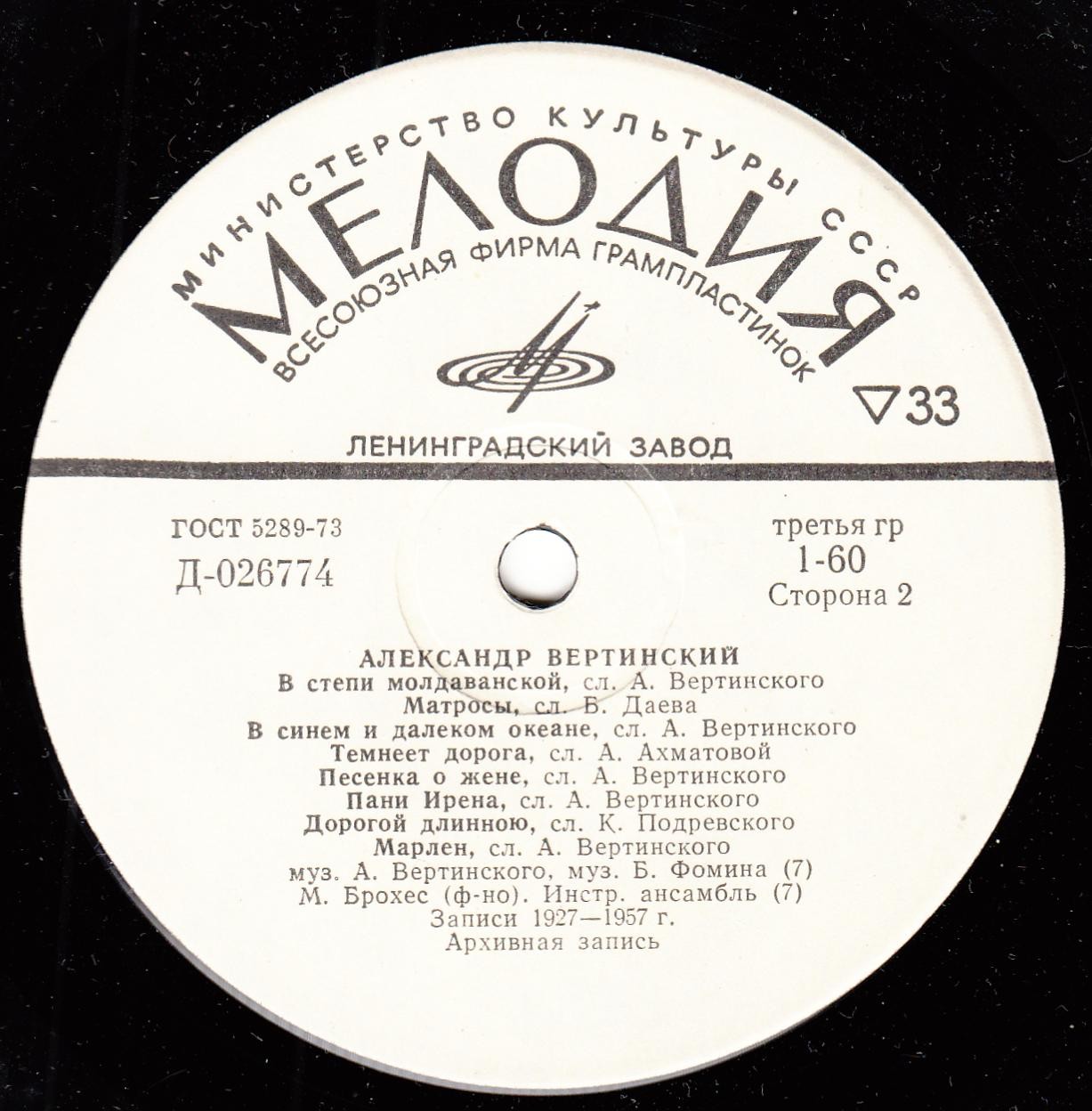 Александр Вертинский