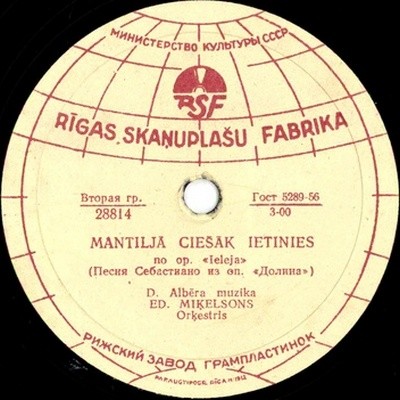 Эдуард МИКЕЛСОНС / Янис НИЕДРА — Арии из опер