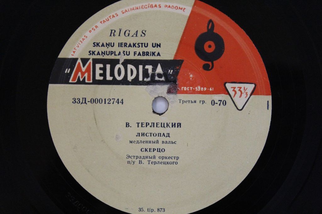 ЭСТРАДНЫЙ ОРКЕСТР п/у В. ТЕРЛЕЦКОГО