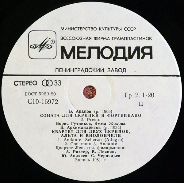 КОМПОЗИТОРЫ ЛЕНИНГРАДА