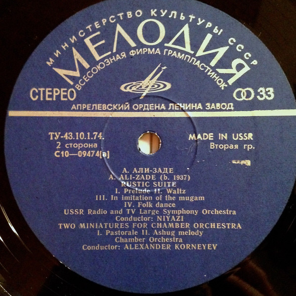 А. АЛИ-ЗАДЕ (1937)