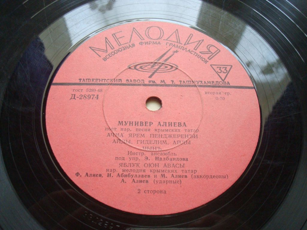 Песни и мелодии крымских татар