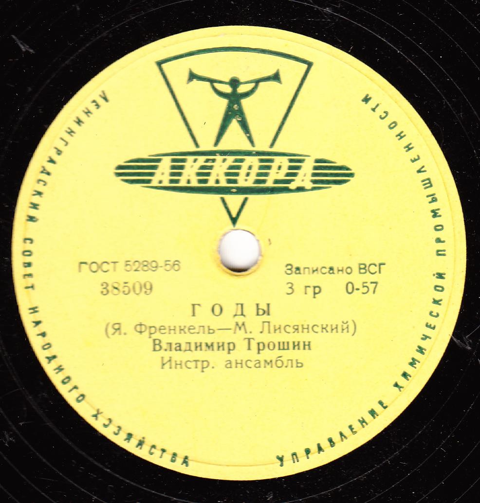 Владимир Трошин – Годы / Вернулся я в город родной