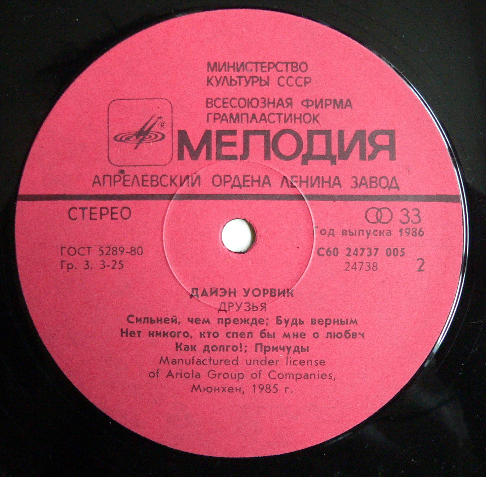 Дайэн Уорвик - Друзья